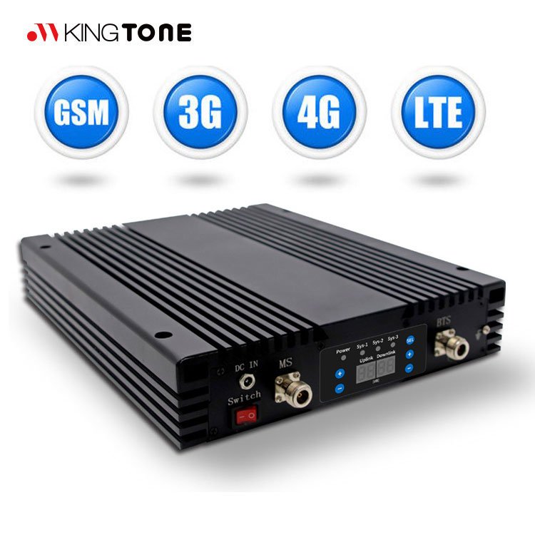 33dBm 2W Celular Tri Band Network B2 B4 B7 Amplificador 1900 AWS 1700 2600 MHz Mobile Repeater 2G 3G 4G Signal Amplifier Booster